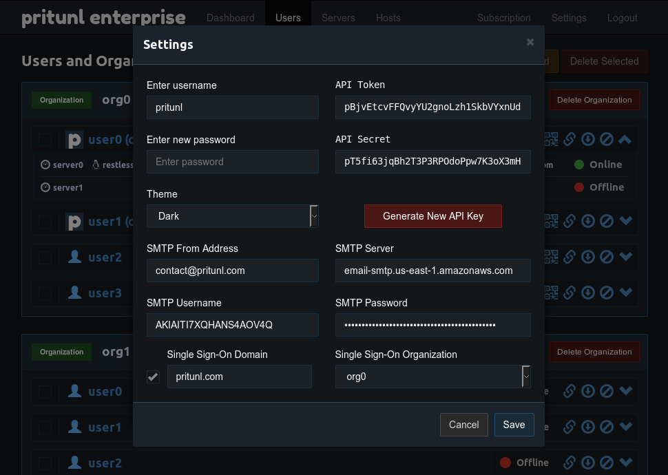 pritunl pricing